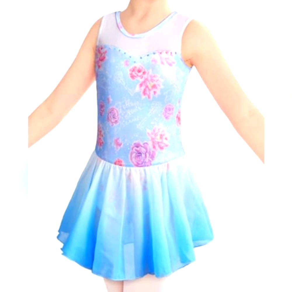 Girls 1-piece leotard dance/gymnastics 6-7